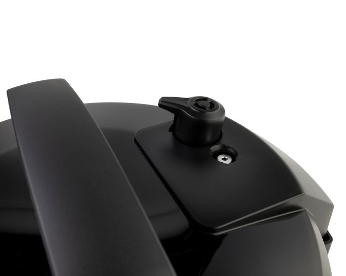 Мультиварка-скороварка Gorenje, 1000Вт, чаша-6л, електронне керув., 8 програм, метал/пластик, чорний-нерж