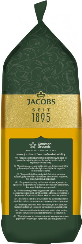 Кава Jacobs  зерна Crema Gold, 1000гр, купаж арабіка/робуста
