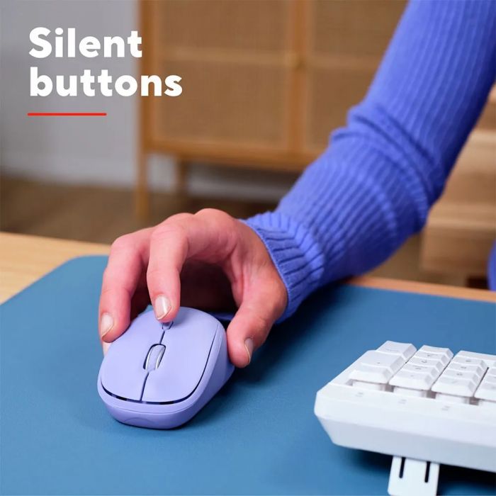 Миша Trust Yvi+ Compact Multi-Device, WL/BT/USB-A, фіолетовий