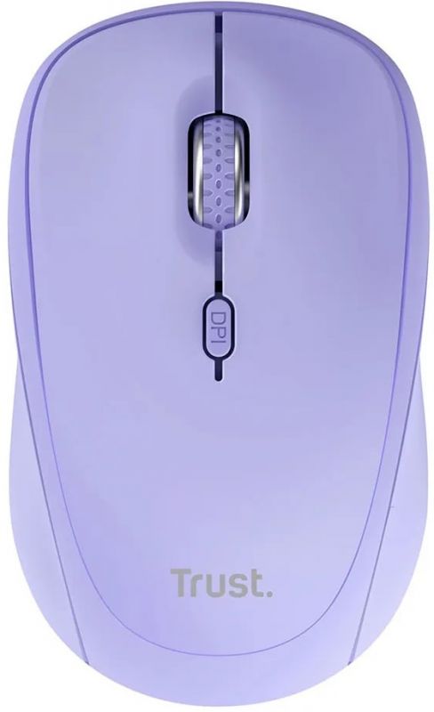Миша Trust Yvi+ Compact Multi-Device, WL/BT/USB-A, фіолетовий