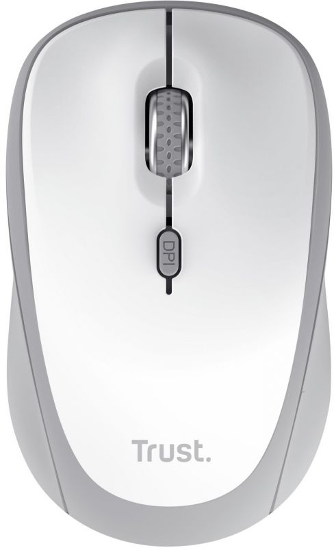 Миша Trust Yvi+ Compact Multi-Device, WL/BT/USB-A, білий