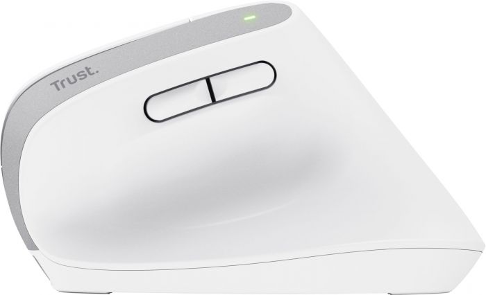 Миша Trust Bayo+ Multidevice Ergonomic, BT/WL/USB-A, біла