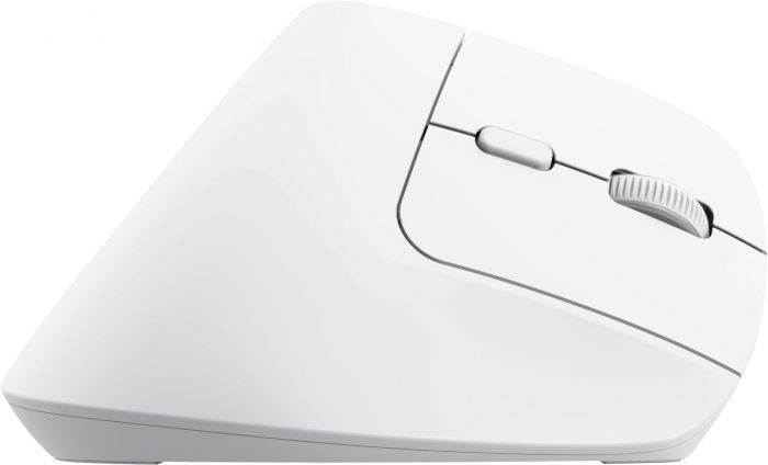 Миша Trust Bayo+ Multidevice Ergonomic, BT/WL/USB-A, біла