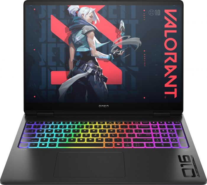 Ноутбук HP OMEN 16-ah0040ua 16" 2.5K OLED, Intel U9-275HX, 64GB, F2048GB, NVD5080-16, DOS, чорний