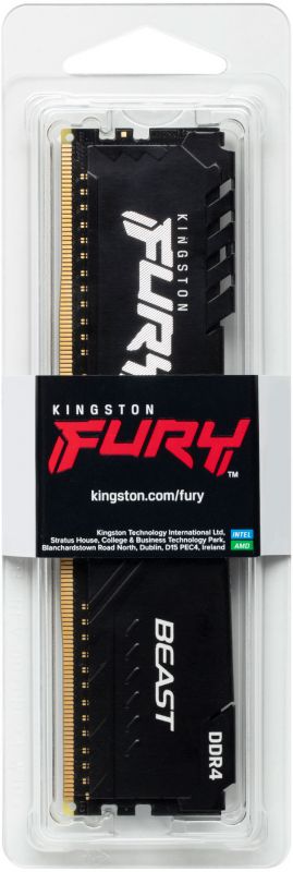 Пам'ять ПК Kingston DDR4 16GB 3200 FURY Beast
