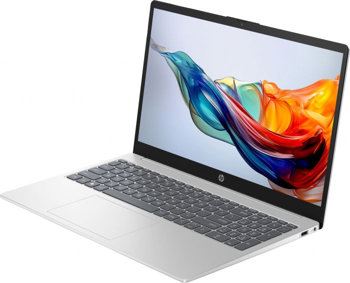 Ноутбук HP 15-fc0175ua 15.6" FHD IPS AG, AMD R5-5625U, 16GB, F512GB, UMA, DOS, сріблястий