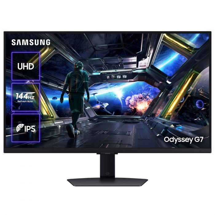 Монітор Samsung 32" S32DG700E HDMI, DP, USB, Bluetooth, OLED, 3840x2160, 144Hz, 1ms, G-Sync Compatible