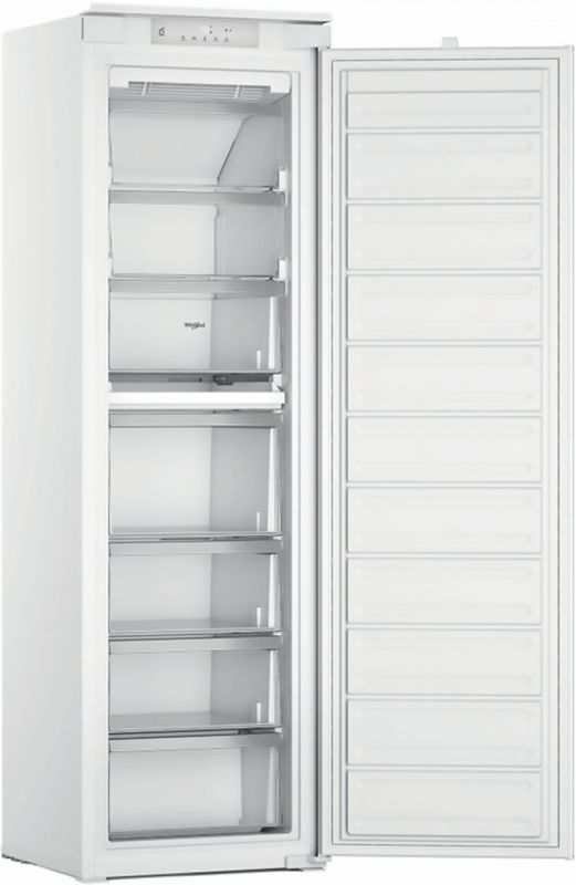 Морозильна камера Whirlpool вбудована, 177x54х54.5, 209л, А++, NF, інв., білий