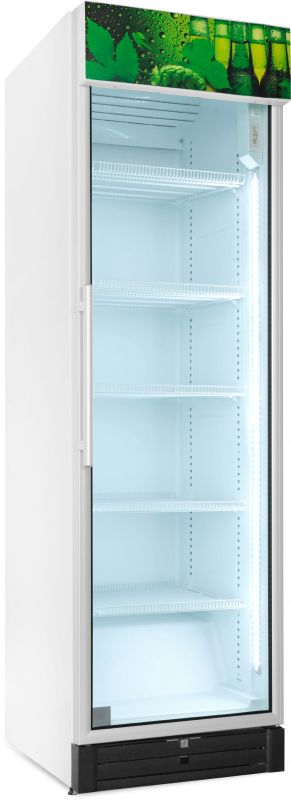 Холодильна вітрина Snaige, 202.5x60х73, 455л, полок - 5, зон - 1, бут-252, 1дв., ST, білий