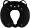 Подушка для шиї ARDESTO Travel Black Cat 30х30см, поліуретанова піна, чорний