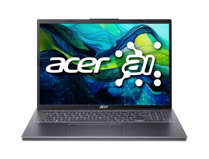 Ноутбук Acer Aspire 16 A16-71GM 16" WUXGA IPS, Intel U5-125H, 16GB, F512GB, NVD3050-6, Win11, сірий