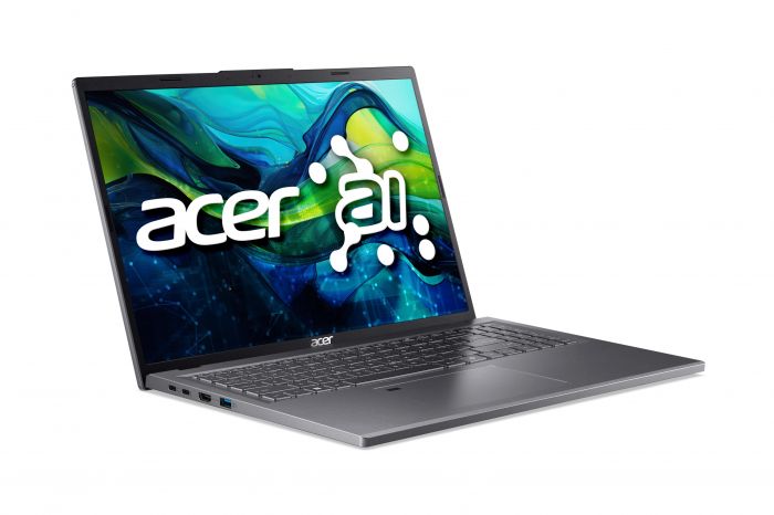 Ноутбук Acer Aspire 16 A16-71GM 16" WUXGA IPS, Intel U5-125H, 16GB, F512GB, NVD3050-6, Win11, сірий