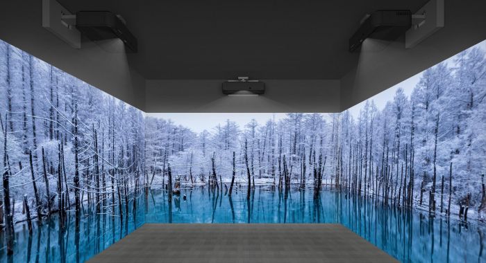 Проєктор ультракороткофокусний Epson EB-815E UHD, 5000 lm, LASER, 0.16, WiFi