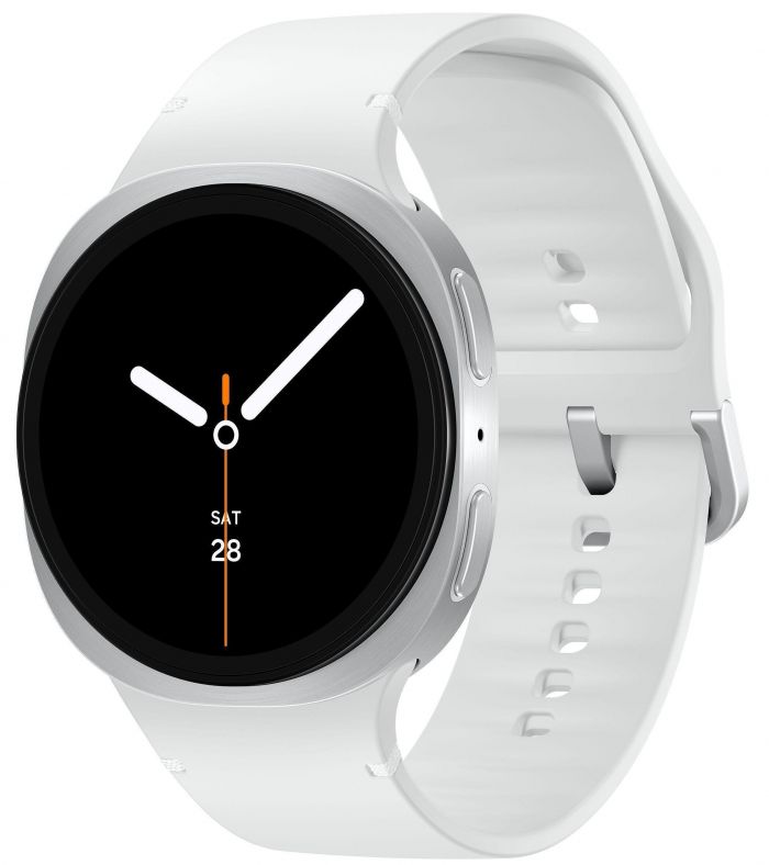 Смарт-годинник Samsung Galaxy Watch 8 44мм (L330) 1.47", 480x480, sAMOLED, BT 5.3, NFC, 2/32ГБ, сріблястий