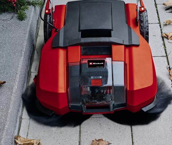 Підмітальна машина акумуляторна Einhell TE-SW 18/610 Li - Solo PXC 18В ширина 610мм бак 20 л 1800 м2/год 10.3кг без АКБ та ЗП