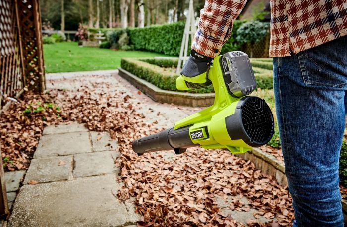 Повітродув садовий акумуляторний Ryobi ONE+ RY18BLA-0 18В 145км/год 2.1кг без АКБ та ЗП