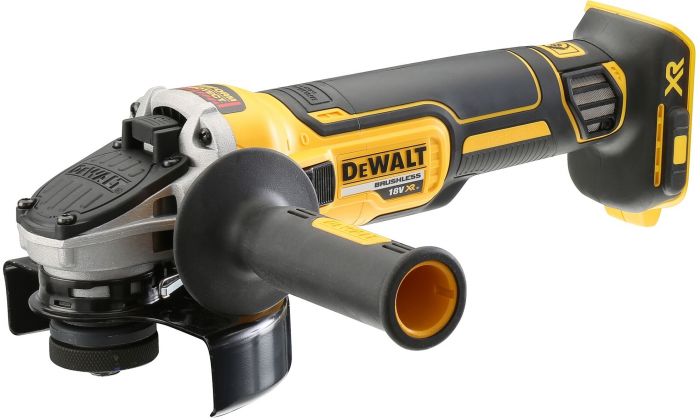 Шліфмашина кутова акумуляторна DeWalt безщіткова 18B XR Li-lon 125мм 9000об/хв кейс 1.74кг без АКБ та ЗП