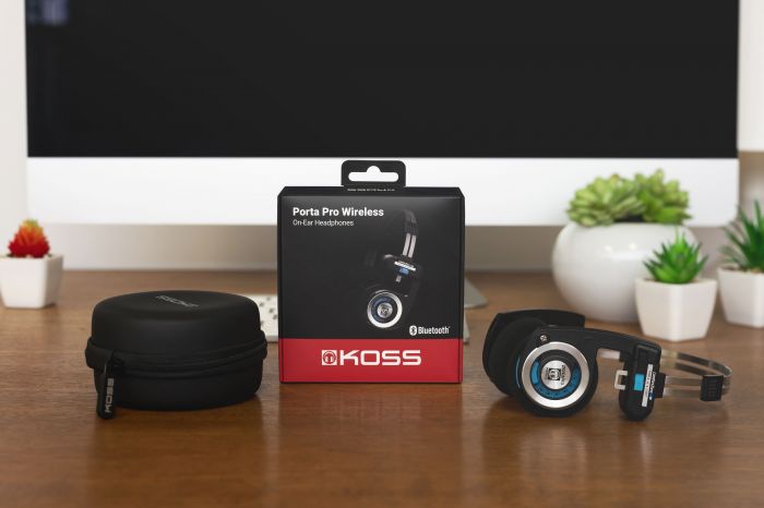 Навушники On-Ear Koss Porta Pro, BT 5.2, Wireless, Mic, Чорний