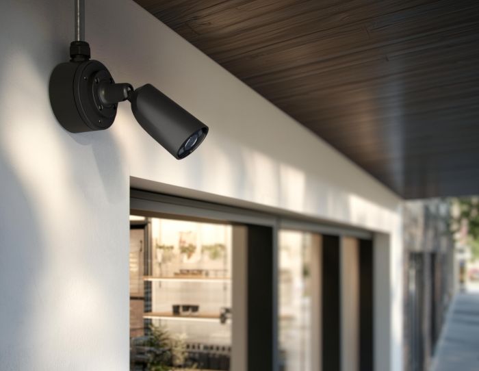 IP-Камера дротова Ajax BulletCam HL black, 8мп, 2.8мм, гібридне підсвічування IR 35м, білий Led 50м, Poe, True WDR, IP 65,  аудіо, кут огляду 100° до 110°, вулична, чорна