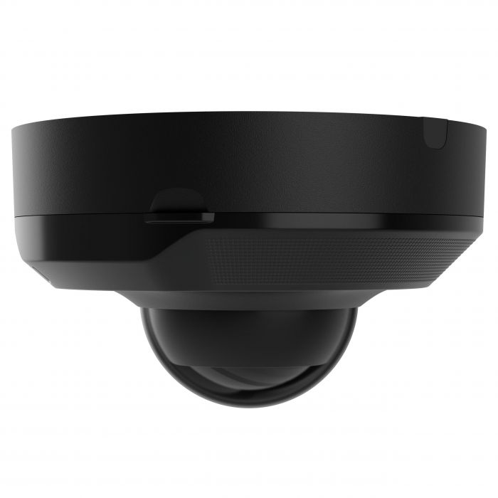 IP-Камера дротова Ajax DomeCam Mini HL black, 5мп, 2.8мм, гібридне підсвічування IR 35м, білий Led 50м, Poe, True WDR, IP 65, ІЧ 30м, аудіо, кут огляду 100° до 110°, міні купольна, чорна
