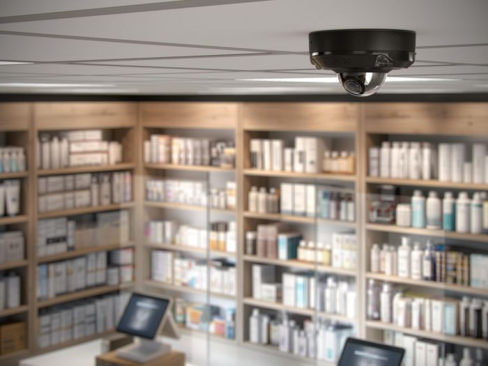 IP-Камера дротова Ajax DomeCam Mini HL black, 8мп, 2.8мм, гібридне підсвічування IR 35м, білий Led 50м, Poe, True WDR, IP 65, ІЧ 30м, аудіо, кут огляду 100° до 110°, міні купольна, чорна