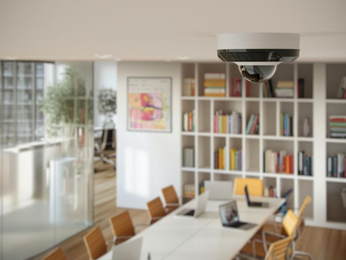 IP-Камера дротова Ajax DomeCam Mini HL white, 8мп, 2.8мм, гібридне підсвічування IR 35м, білий Led 50м, Poe, True WDR, IP 65, ІЧ 30м, аудіо, кут огляду 100° до 110°, міні купольна, біла