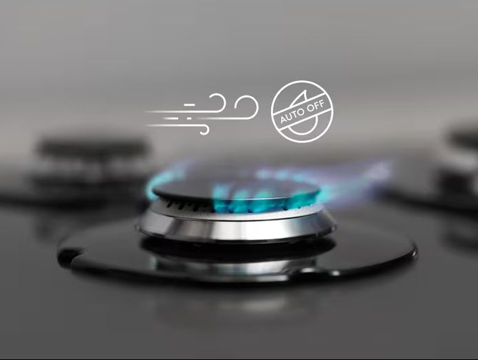 Варильна поверхня Electrolux газова, 90см, чавун, чорний