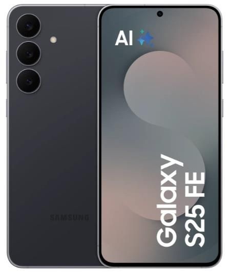 Смартфон Samsung Galaxy S25 FE 5G (S731) 6.7' 8/512ГБ, 2SIM, 4900мА•год, чорний глибокий