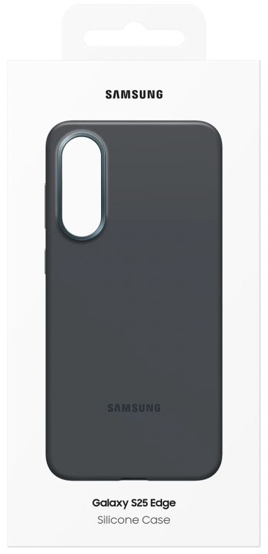 Чохол Samsung для Galaxy S25 Edge (S937), Silicone case, чорний