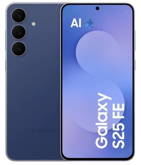 Смартфон Samsung Galaxy S25 FE 5G (S731) 6.7' 8/512ГБ, 2SIM, 4900мА•год, синій темний