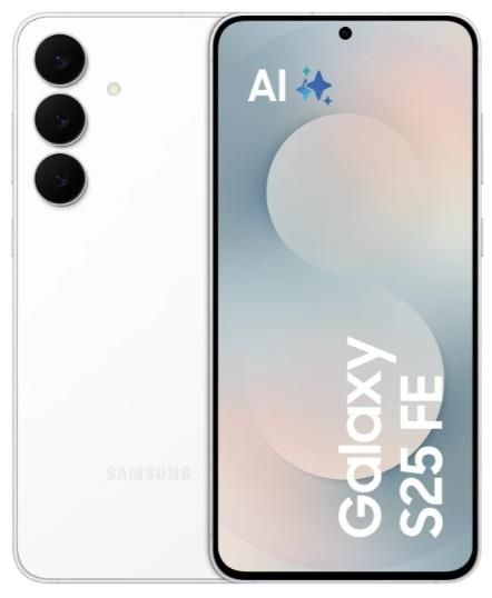 Смартфон Samsung Galaxy S25 FE 5G (S731) 6.7' 8/512ГБ, 2SIM, 4900мА•год, білий