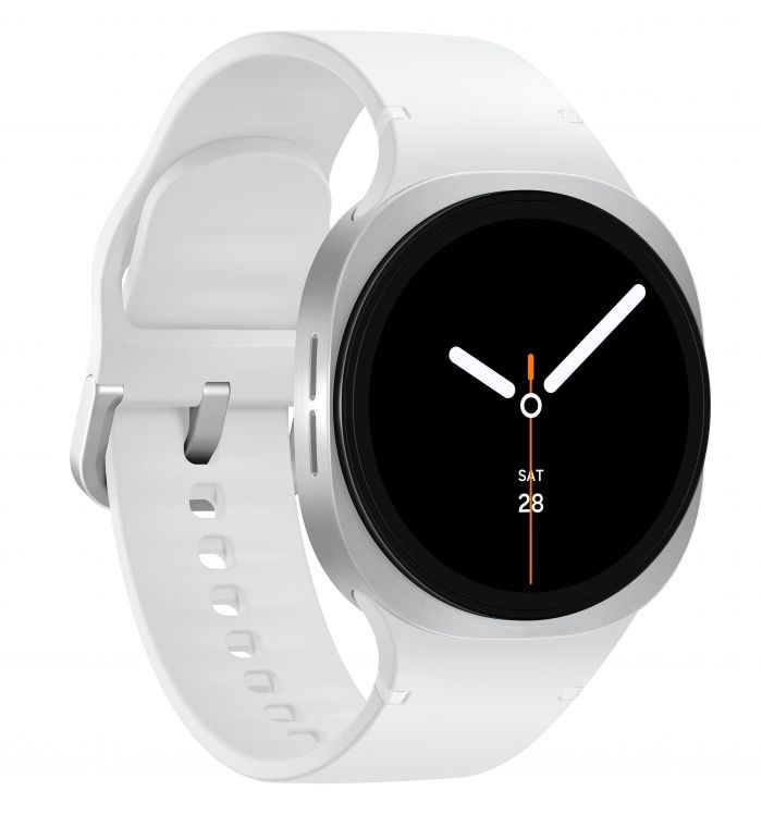 Смарт-годинник Samsung Galaxy Watch 8 40мм (L320) 1.34", 438x438, sAMOLED, BT 5.3, NFC, 2/32ГБ, сріблястий