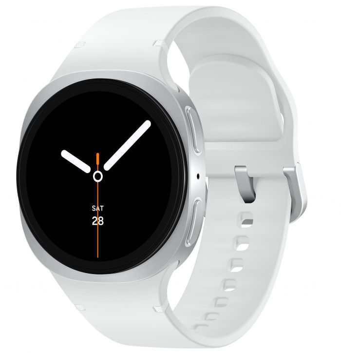 Смарт-годинник Samsung Galaxy Watch 8 40мм (L320) 1.34", 438x438, sAMOLED, BT 5.3, NFC, 2/32ГБ, сріблястий