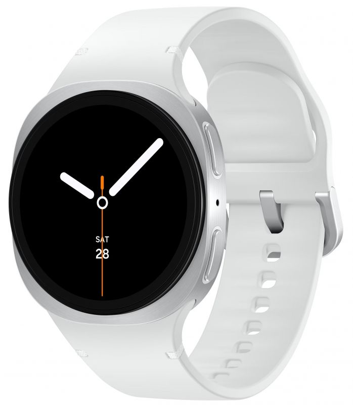 Смарт-годинник Samsung Galaxy Watch 8 40мм (L320) 1.34", 438x438, sAMOLED, BT 5.3, NFC, 2/32ГБ, сріблястий