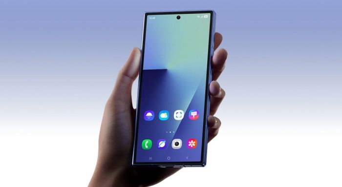 Смартфон Samsung Galaxy Fold 7 5G (F966) 8"/6.5" 16/1024ГБ, 2SIM, 4400мА•год, блакитний сріблястий