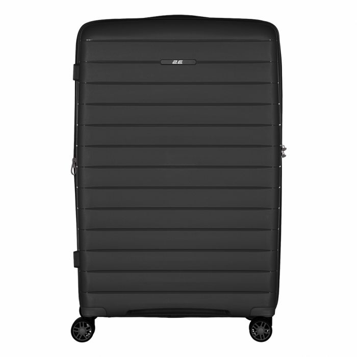 Валіза 2E, Aero, поліпропілен, велика, 99/119 л, TSA, 4 колеса, EXP, чорний
