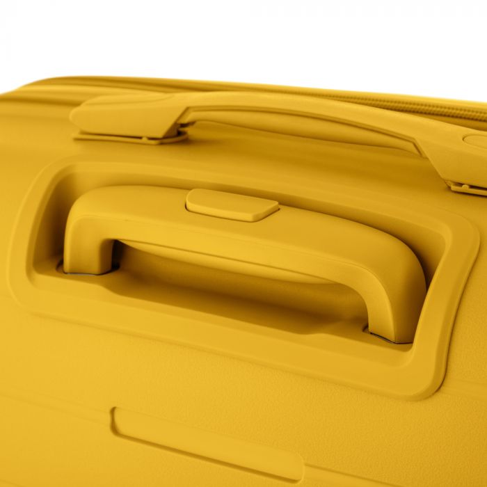 Валіза 2E, Aero, поліпропілен, велика, 99/119 л, TSA, 4 колеса, EXP, бурштиново-жовтий