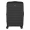 Валіза 2E, Aero, поліпропілен, середня, 63/78 л, TSA, 4 колеса, EXP, чорний