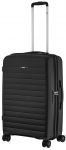 Валіза 2E, Aero, поліпропілен, середня, 63/78 л, TSA, 4 колеса, EXP, чорний