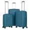 Валіза 2E, Aero, поліпропілен, середня, 63/78 л, TSA, 4 колеса, EXP, синій