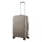Валіза 2E, Aero, поліпропілен, середня, 63/78 л, TSA, 4 колеса, EXP, сіро-коричневий