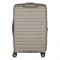 Валіза 2E, Aero, поліпропілен, середня, 63/78 л, TSA, 4 колеса, EXP, сіро-коричневий
