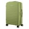 Валіза 2E, Aero, поліпропілен, середня, 63/78 л, TSA, 4 колеса, EXP, оливково-зелений