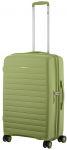 Валіза 2E, Aero, поліпропілен, середня, 63/78 л, TSA, 4 колеса, EXP, оливково-зелений