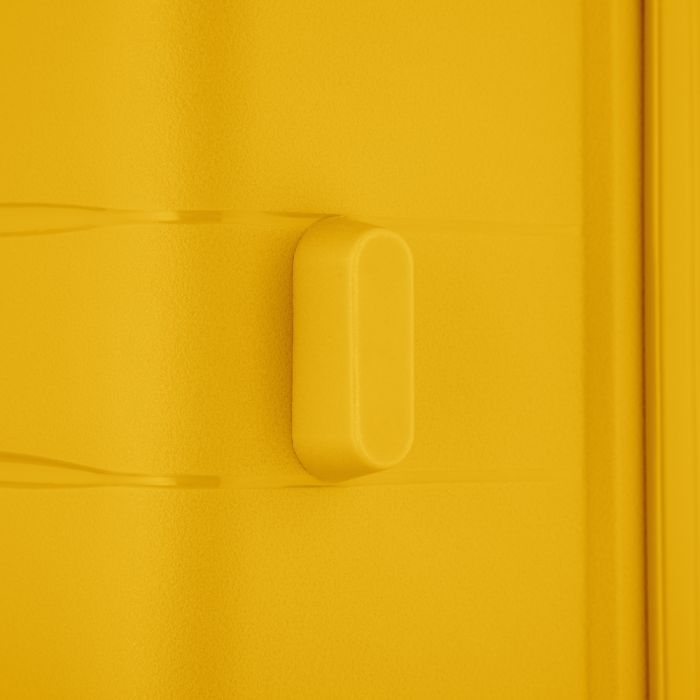 Валіза 2E, Aero, поліпропілен, середня, 63/78 л, TSA, 4 колеса, EXP, бурштиново-жовтий