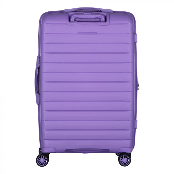 Валіза 2E, Aero, поліпропілен, середня, 63/78 л, TSA, 4 колеса, EXP, лавандовий