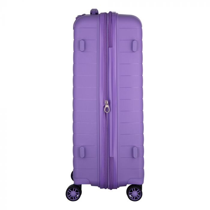 Валіза 2E, Aero, поліпропілен, середня, 63/78 л, TSA, 4 колеса, EXP, лавандовий