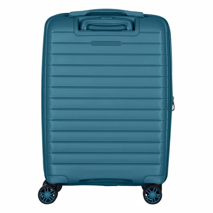 Валіза 2E, Aero, поліпропілен, мала, 35/44 л, TSA, 4 колеса, EXP, синій