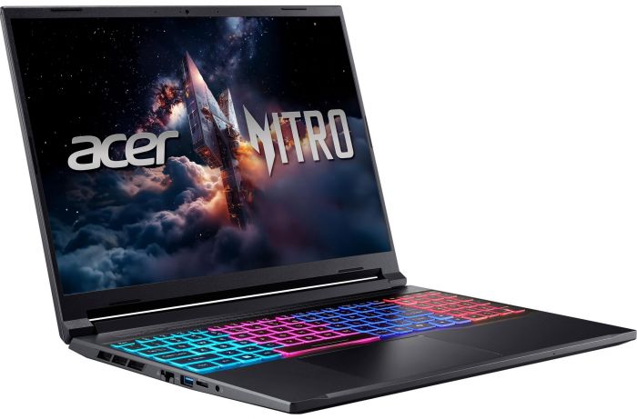 Ноутбук Acer Nitro V 16S ANV16S-41 16" WUXGA IPS, AMD R7-260, 32GB, F1TB, NVD5060-8, Lin, чорний