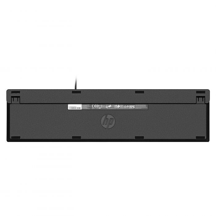 Клавіатура мембранна HP 320K, 109key, USB-A, EN/UK, чорний